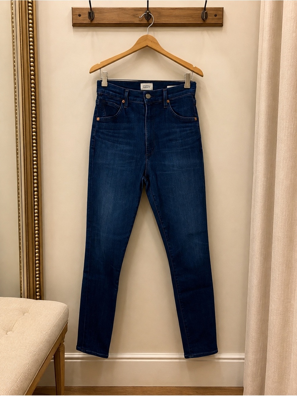 Citizens of Humanity Chrissy High Rise Skinny Jeans Dark Wash Women's Size 26